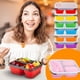 thumbnail image 1 of onlyliua Promoción de Temporada Fiambrera con Cuchara, Plegable, para Microondas, Portátil, para Guardar Alimentos Frescos En El Frigorífico., 1 of 2