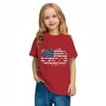 thumbnail image 6 of ZACPNCV Girl Boy Short Sleeve 4th of July T Shirts Summer Kids Cute Flag Patriotic Shirt Tops Crewneck Tees Toddler Independence Clothes Red 5-6 Years, 6 of 9