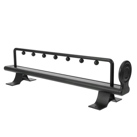 Black Metal Clothes Hanger Rod for Home Use Vertical Closet Storage Solution Optimizes Space