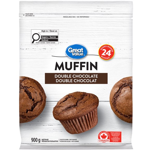 Great Value Double Chocolate Muffin Mix