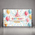 thumbnail image 5 of Colorful Birthday Banner Happy Children Background Decorative Birthday Party for Kids Celebration Event Decoration, 5 of 6