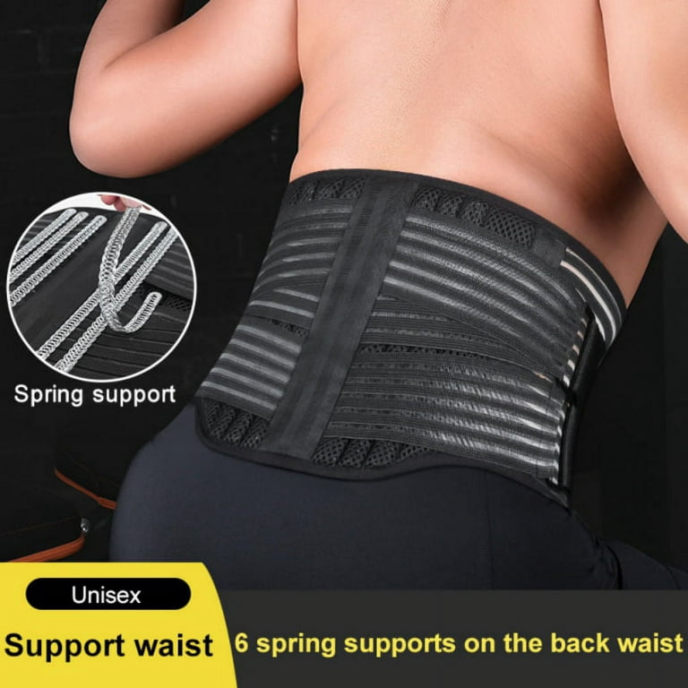 Back Braces for Lower Back Pain Relief with 6 Stays, Breathable Back Support  Belt for Men/Women for Work, Anti-Skid Lumbar Support Belt with 16-Hole Me  - China Waist Support and Back Brace