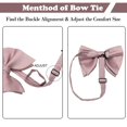 thumbnail image 3 of Holzlrgus Bow Ties for Men, Pre Tied Bowtie Adjustable Oversize Mens Bow Tie for Tuxedo, Vest, Wedding, Party, Graduation, 3 of 6
