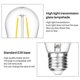 thumbnail image 3 of Led S14 De Repuesto E26 2W Edison Para Luces De Cadena Al Aire Libre 15 Bombillas Guardurnaity HA046494-02, 3 of 6
