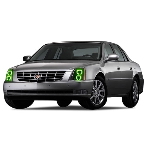 Flashtech Green Led Halo Ring Headlight Kit For Cadillac Dts 06 11 Walmart Com Walmart Com