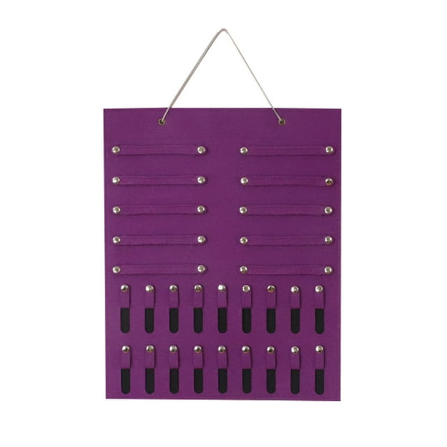 Vaidha Hanging Jewelry Display Organizer Storage Foldable Bag Wall Mounted