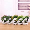 thumbnail image 3 of MLINS  Artificial Green Potted Plant Small Succulents Greenery Faux Plants Decoration, 3 of 8