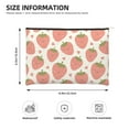 thumbnail image 4 of Haiem Hand Drawn Strawberry Music Lover Merch Makeup Bag, Cosmetic Bag,Singer Fans Cosmetic Bag, Portable Stationary Storage Organizer, Travel Makeup Bag, 4 of 8