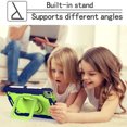 thumbnail image 6 of Dteck Shoulder Strap Case for iPad Air 5th 4th Generation 10.9-inch,Shockproof Rubber Heavy Duty Hybrid iPad Pro 11" 2020/2018 Protective Drop-Proof Protection Kickstand Cover,Navy+Olivine, 6 of 8