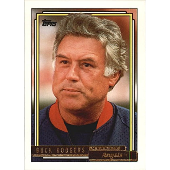 1992 Topps Gold #21 Buck Rodgers MG MLB Baseball Trading Card