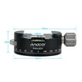 thumbnail image 2 of Andoer PAN-60H Panoramic Ball Head Tripod Head with Indexing Rotator,, 2 of 8