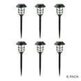 thumbnail image 3 of Alpine Corporation 17" Outdoor Solar Torch Flame LED Light Pathway Stake, Black, 3 of 10