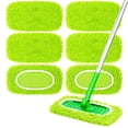 thumbnail image 1 of Paños para trapeador NXPPYY, paquete de 6, microfibra reutilizable para Swiffer, 1 of 5