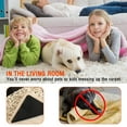 thumbnail image 7 of Non-Slip Rug Grippers, Carpet Gripper for Area Rugs, Double Sided Anti Curling Area Rug Gripper, Washable and Reusable Rug Pads, Black, 8 pcs –Keeps Your Rug in Place & Makes Corners Flat, 7 of 7