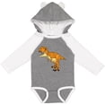 thumbnail image 3 of Inktastic Roaring T-Rex Boys or Girls Long Sleeve Baby Bodysuit, 3 of 5