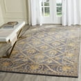 thumbnail image 2 of SAFAVIEH Bella Ellery Bordered Wool Area Rug, Blue/Gold, 4' x 6', 2 of 8