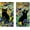 Black Cat-2, variant on Italian Capri Blue Lemon Kitchen Dish Towels Set of 2, Amalfi Coast Italy Tile Pattern Citrus Drying Hand Towel Baking Cooking Cloth, Summer Mediterranean Bathroom Home Decoration 18'''' x 26''''