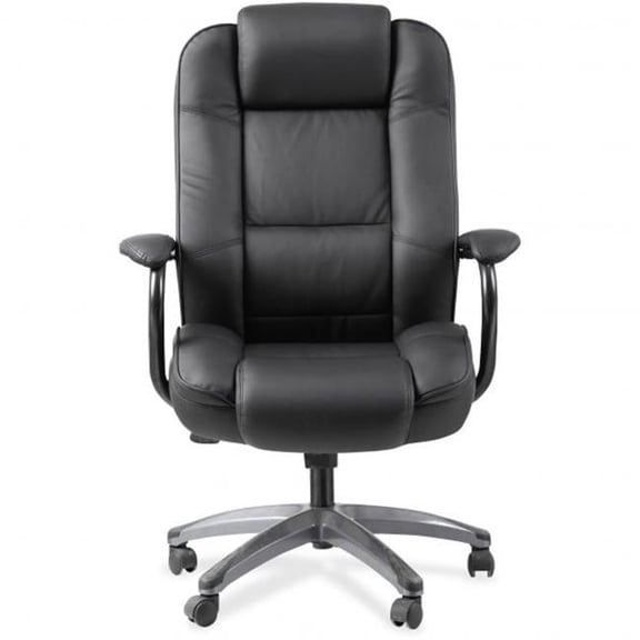 Big & Tall Mid-Back Mesh Leather Guest Chair