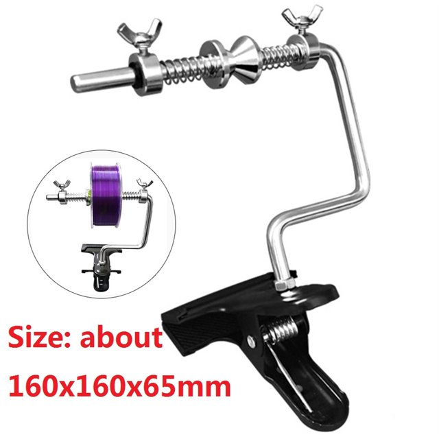 Portable Fishing Line Winder Reel Spool Aluminum Alloy Spooler Winding System Tackle Outdoor Fishing Tool Gear ,Easy to Use