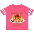 thumbnail image 3 of Inktastic Pancake Day Everyday- Smiling Stack of Pancakes Boys or Girls Toddler T-Shirt, 3 of 5