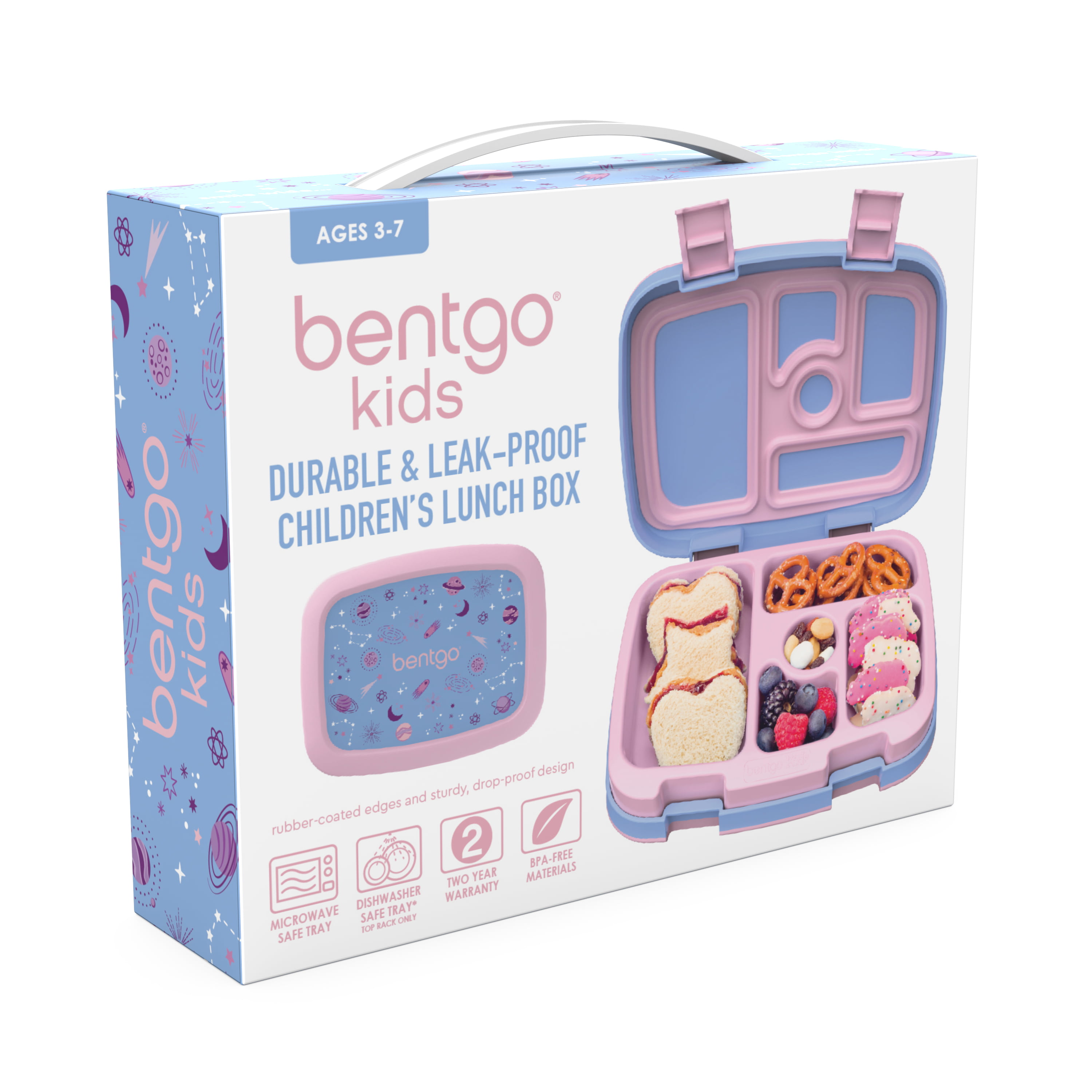  Bentgo® Kids Stainless Steel Leak-Resistant Lunch Box -  Bento-Style Redesigned in 2022 w/Upgraded Latches, 3 Compartments, & Extra  Container Eco-Friendly, Dishwasher Safe, Patented Design (Fuchsia) : Home &  Kitchen