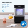 thumbnail image 2 of Fabricador de hielo de sobremesa tipo nugget hOmeLabs de acero inoxidable, 20 kg/día, 2 of 9