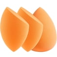 thumbnail image 1 of Foundation Sponge, Paw Paw Makeup Blending Beauty Sponge, Makeup Sponge Use for Cream, Liquid Makeup and Powder Foundation (3 Pcs, Orange), 1 of 5