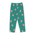 thumbnail image 4 of Xecao Starfish and Shell Women's Straight Lounge Pajama Pants: The Epitome of Relaxed Sleepwear, 4 of 9