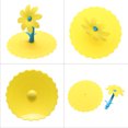 thumbnail image 1 of Tapa De Taza De Silicona Tapa de taza de silicona reutilizable a prueba de polvo de girasol Cubierta de taza de aislamiento (amarillo) Sywqhk Libre de BPA, 1 of 7