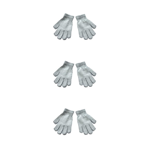 Qarigey 1 par de guantes para niños pequeños, accesorio de ropa de Color sólido para exteriores, guante deportivo antideslizante con puntos Type1 NO1