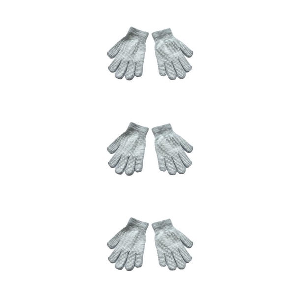 Sonducket 1 par de guantes para niños pequeños, accesorio de ropa, calentador de manos, funda para calentar los dedos, guante tejido para Type1 NO1