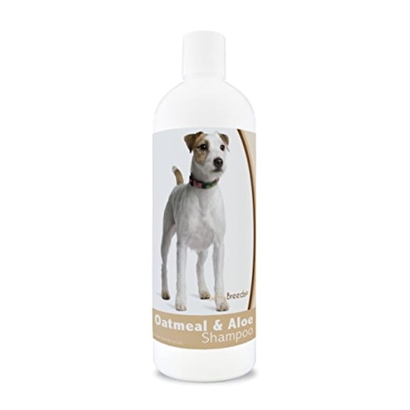 Healthy Breeds Parson Russell Terrier Oatmeal Shampoo with Aloe 16oz Mild & Gentle for Sensitive Skin - Hypoallergenic Formula & pH Balanced
