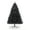 Black, variant on 6 FT PVC Artificial Christmas Tree 1050 Branch Tips Flame Retardant Eco Friendly Easy Assembly Sturdy Metal Base for Holiday Decor Black
