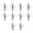 silver-L, variant on 10Pcs Topwater Fishing Lures Fly Propeller Fishing Lures Hook Baits Fishing Accessories Spinnerbait Props