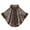#0229-Brown, variant on Pounoo Women's Winter Knit Cape Coat Thick Warm Poncho Fuzzy Collar Shawl Wrap Cardigan Cloak Evening Dresses Cape Shrug for Women Gift