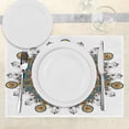 thumbnail image 3 of Ambesonne Mandala Place Mats Set of 4, Tribal Paisley Boho Art, Standard Size, Multicolor, 3 of 6