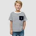 thumbnail image 2 of Ccpelsie Boys Short Sleeve Raglan T-Shirts Kids Basic Color-Block Tops Crewneck Tees(Navy,9-10 Years), 2 of 7