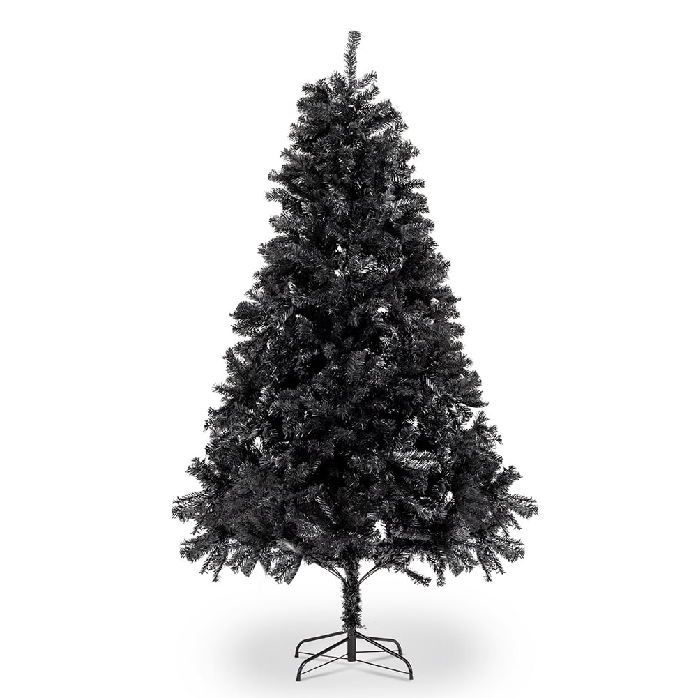 Kepooman 7.5FT 2500 Branch Artificial Christmas Pine Tree Holiday Decoration, Easy Assembly for Outdoor and Indoor Decor, Black Kepooman 7.5FT 2500 Branch Artificial Christmas Pine Tree Holiday Decoration, Easy Assembly for Outdoor and Indoor Decor, Black