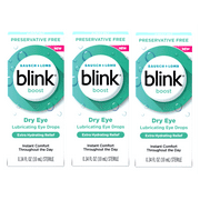 3 Pack - Blink Boost Preservative-Free Lubricating Eye Drops, Eye Care Drops for Dry Eyes, Instant Moisture for Dry Irritated Eyes & Comfort Throughout the Day, Contact Lens Friendly, 10 mL