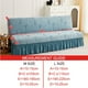 thumbnail image 2 of Xiao Hua 1 piece simple armless folding sofa cover skirt, Red all inclusive elastic sofa cover 74.8 * 82.7 inches, 2 of 5