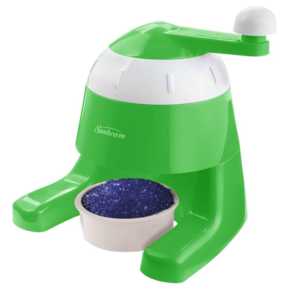Sunbeam FRSBMN01GRN Manual Ice Shaver, Green, Single serve ice shaver