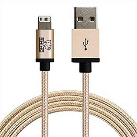 Rhino MFI Apple Light Cable, Gold, 2M/6.6ft (Best Computer For Rhino 5)