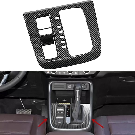 Carbon Fiber Central Console Gear Shift Panel Cover For Honda CR-V CRV 2023 2024