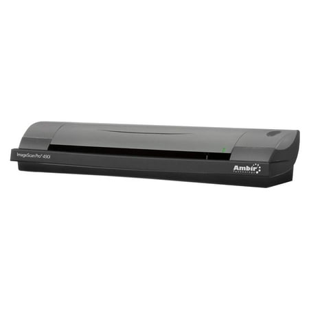 Ambir ImageScan Pro 490i Sheetfed Scanner - 48 bit Color - 8 bit Grayscale - 600 dpi - USB