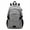Gray, variant on New fashion trend men's backpack, leisure business travel, computer backpack, junior high school schoolbag,Gray