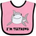 thumbnail image 3 of Inktastic I'm Teething Cute Shark Boys or Girls Baby Bib, 3 of 4