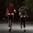 thumbnail image 5 of 6 Pcs Reflective Tape Reflective Safety Belt Light PT Belt High Visibility Reflective Belt for Arm, Wrist, Ankle, Leg Running (Orange, Green), 5 of 5