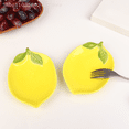 thumbnail image 5 of 1Pc Cartoon Ceramic Lemon Shaped Ceramic Dish Salad Dish Family Fruit Snack Plate Kitchen Utensils Accessories Brown, 5 of 5