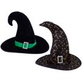 thumbnail image 1 of 2 piezas sombrero de bruja para decoración de Halloween, 1 of 3