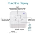thumbnail image 4 of White noise machine USB rechargeable timed shutdown sleep sound machine for sleeping and relaxation, 4 of 5